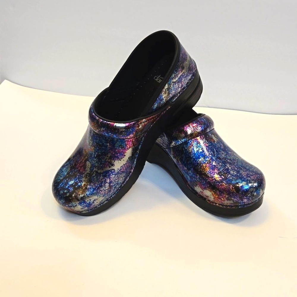 Metalic Wash Dansko Professional Clogs